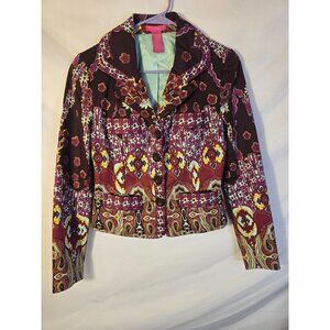 Thalia & Soda Women’s Boho Hippie Blazer Suit Jacket Womens Medium M Indie